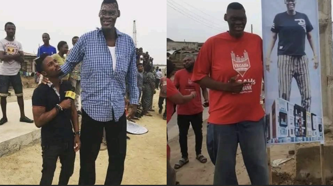 Nigeria’s Tallest Man Afeez Agoro Dies from rare ailment