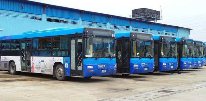 BRT bus crashes in Lagos