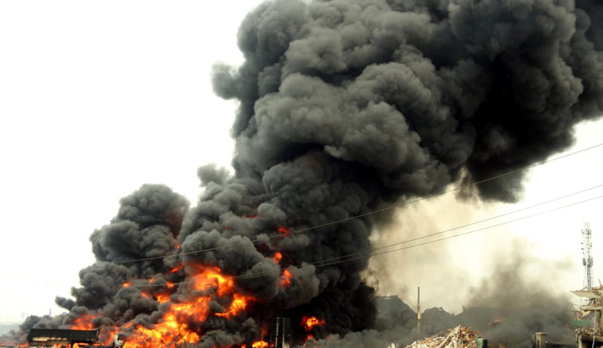 Explosion rocks Rivers 