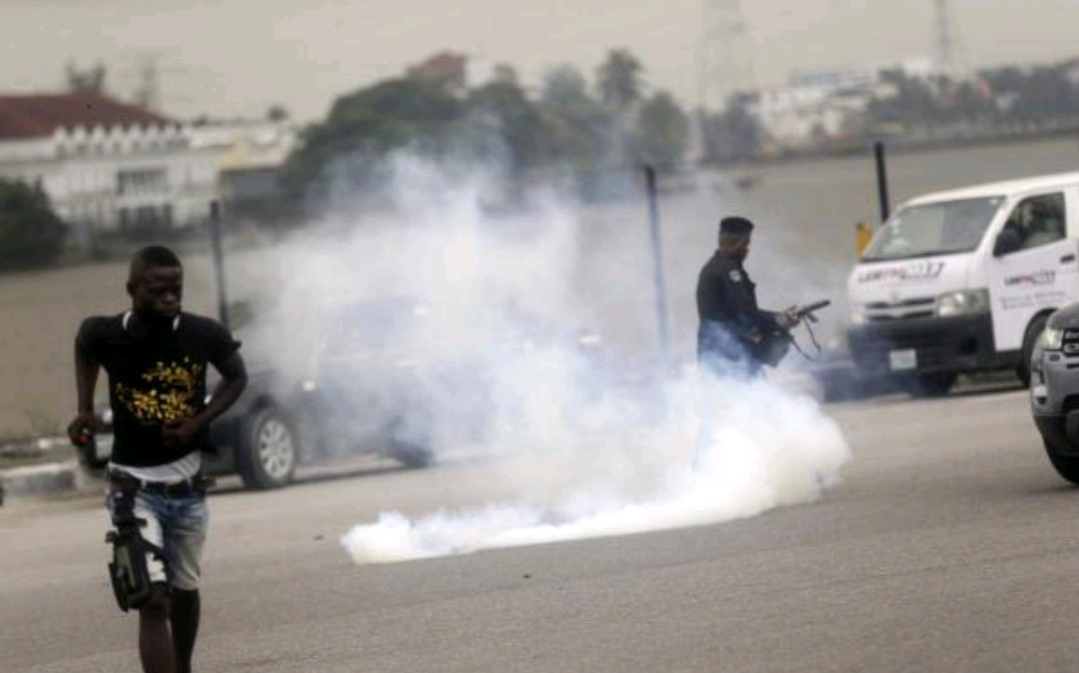 Police fire teargas as protests rocks Rivers